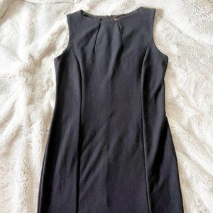 Adrienne Vittadini basic black sheath dress, size 10